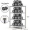 Factory 2U Wire Shelving Unit, 14inD x 30inW x 47inH, 4 Shelves, Medium Duty 250 lbs Per Shelf, Chrome 803970 - alternate 2