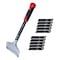 Powertec 12 in. Heavy Duty Razor Scraper - 4 Wide Blade with Hammer Head & 10 PK Replacement Blades 71976N - alternate 1