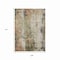Homeroots 9' X 12' Olive Green And Ivory Abstract Washable Indoor Outdoor Area Rug 616182 - alternate 3