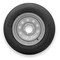 Rubbermaster - Steel Master ST205/75R15 10 Ply 6 On 5.5 Bolt, Silver Wheel Assemblies 599554SIL - alternate 1