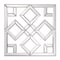 Homeroots Interlocking Mirrored Squares With Lattice Design 383723 - alternate 1