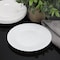 Gibson Ultra White Shadow 6 Piece 7 Inch Opal Glass Dessert Plate Set in White 142395.01 - alternate 4