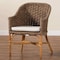 Bali & Pari Luis Bohemian Natural Seagrass and Rattan Arm Chair 250-13658-ZORO - alternate 3