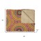 Homeroots 50" X 70" Brown And Beige Abstract Cotton Quilted Kantha Throw Blanket with Embroidery 544546 - alternate 4