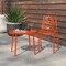 Leisuremod Modern Devon Aluminum Chair, Orange DC23OR - alternate 5