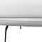 Homeroots 89" Off White Sofa With Black Legs 480934 - alternate 3