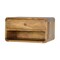 Homeroots 18" Beige Solid Wood One Drawer Floating Nightstand 651478 - alternate 7