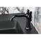 Kingston Brass One-Handle Single-Hole Bathroom Faucet with Push Pop-Up Drain, Matte Black KS3540TKL - alternate 3