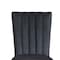 Homeroots Set of Two Black Upholstered Velvet Dining Side Chairs 564883 - alternate 4