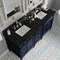 James Martin Vanities Brittany 72" Double Vanity, Victory Blue, w/ 3 CM Phantome Eclos Top 650-V72-VBL-3PHT - alternate 3