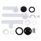 Danco 1 1/2 in. D Plastic Tub Drain Kit 12099 - alternate 2