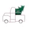 Celebrations LED Truck w/Tree Silhouette 15 in. Hanging Decor 28TRTA - alternate 1
