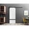 Sartodoors Sturdy Barn Door with Hardware, Planum 0012 White Silk and Aluminum Strips, 6.6FT Rail Hangers Heav PLANUM0012BD-B-WS-18 - alternate 1