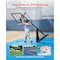 Vevor Portable Basketball Stand 10 ft Adjustable Height with 48" PC Backboard X031-26B - alternate 2