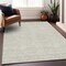 Homeroots 8' X 10' Beige And Ivory Geometric Washable Indoor Outdoor Area Rug 602338 - alternate 5