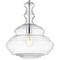 Jonathan Y Bettina 13.37" Glass/Metal LED Pendant, Chrome/Clear JYL6402A - alternate 5