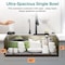Serenelife Stainless Steel Kitchen Sink, Gray SL7546GG - alternate 4