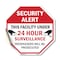 Signmission Security Alert This Facility Under, 10 Inch X 10 Inch, Vinyl Decal OC-D-10-317 - alternate 1