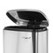 Elama 50 Liter/13 Gallon Rectangular Stainless Steel Step Trash Bin with Slow Close in Matte Silver EL-H8-50L2 - alternate 2