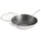 Kenmore Elite Luke 12 Inch Non-Stick Tri-Ply Stainless Steel Wok with Glass Lid 82927.02 - alternate 4