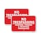 Signmission No Trespassing Hunting Fishing & Trapping Prohibit 3, 12'' X 18'' 2 Signs, Heavy Gauge Aluminum, 2PK A-1218-2PACK-24953 - alternate 1