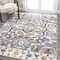 Jonathan Y Aziza Persian Medallion High-Low Multi 4 ft. x 6 ft. Area Rug SNT109A-4 - alternate 4