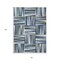 Homeroots 8' X 10' Denim Blue Gray And Ivory Geometric Washable Indoor Outdoor Area Rug 598253 - alternate 4