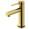 Vigo Jewel Single Handle Single-Hole Bathroom Faucet in Matte Brushed Gold VG01055MG - alternate 1