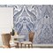 York Wallcoverings Jaipur Paisley Damas Blue Wall Mural DM4912M - alternate 2