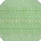 Homeroots 8' Green And Mint Green Round Tribal Washable Indoor Outdoor Area Rug 582598 - alternate 2