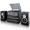 Trexonic 3-Speed Turntable Stereo System with CD, Dual Cassette Player, and Wired Shelf Speakers TRX-811BS - alternate 1