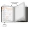 C-Line Products 8-1/2" x 11" Black 24-Pocket Bound Sheet Protector Presentation Book, 12EA/DS, 4DS/CT 33240-DS - alternate 6