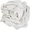 Taskbrand 25 lb. Economy Terry Rags, For Kitchen, Janitorial, General Purpose, Towel, White, 1 Carton 537-25 - alternate 2