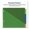 Avery Big Tab Insertable One-Pocket Plastic Dividers, 5-Tab, 11.13 x 9.25, Assorted, 1 Set 07714 - alternate 4