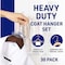 Lifemaster Wooden Hanger Set, Non-Slip, 360 Deg Swivel Hook, Space-Saving, Vintage, 30PK LMWD30VTG - alternate 3