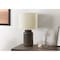 Monarch Specialties Lighting, 17"h, Table Lamp, Brown Resin, Ivory / Cream Shade, Contemporary, Modern I 9796 - alternate 2