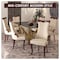 Leisuremod Novara Collection Modern Wooden Dining Chair in Light Taupe NC20LTP - alternate 4