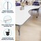 Flash Furniture Commercial Adjustable Height Kidney Activity Table with Locking Casters-White XU-A4896-KIDNY-WHT-T-A-CAS-GG - alternate 6