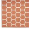 Homeroots 12' Coral And Ivory Geometric Indoor Outdoor Runner Rug 564119 - alternate 3