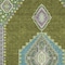 Homeroots 10' X 14' Olive Green Pink And Ivory Oriental Washable Indoor Outdoor Area Rug 598435 - alternate 3