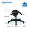 Office Star Products Drafting Pneumatic Drafting Stool, Dillon Black ST203-R107 - alternate 3