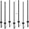 Wrightmaster 1-1/5 in. Dia x 47 in. 9-Gauge Black Heavy-Duty Galvanized Steel Fence U-Post (6-Pack), 6PK ZR-5175P413170 - alternate 4