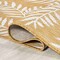Jonathan Y Nevis Palm Frond Yellow/Cream 5 ft Square Indoor/Outdoor Area Rug SMB119C-5SQ - alternate 6