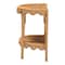 Bali & Pari Paisley Bohemian Scallop Light Honey Rattan Console Table 252-14112-ZORO - alternate 5