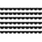 Teacher Created Resources Black with White Scalloped Die-Cut Border Trim, 35 Feet Per Pack, 6PK TCR3953 - alternate 1