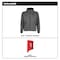 Milwaukee Tool Men's Heated Hoodie, Up to 8 hours Time, Zipper Closure, Gray, Size L M200G-20L - alternate 9