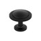 Amerock Loop 1-3/16 inch (30mm) Diameter Matte Black Cabinet Knob, 25PK 25VMP37025MB - alternate 1
