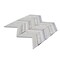 Apollo Tile Pearl White 12x12 Thassos, Shell Marble Polished Floor and Wall Mosaic Tile 5.08 sqft/case, 5PK APLALA88C11A - alternate 4