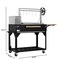 Koolmore 72 in. Argentine Santa Maria Charcoal and Wood Grill, Adjustable Outdoor BBQ, Black KM-OG-AW-72 - alternate 4