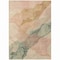 Homeroots 5' X 8' Orange And Gray Abstract Washable Indoor Outdoor Area Rug 631840 - alternate 3